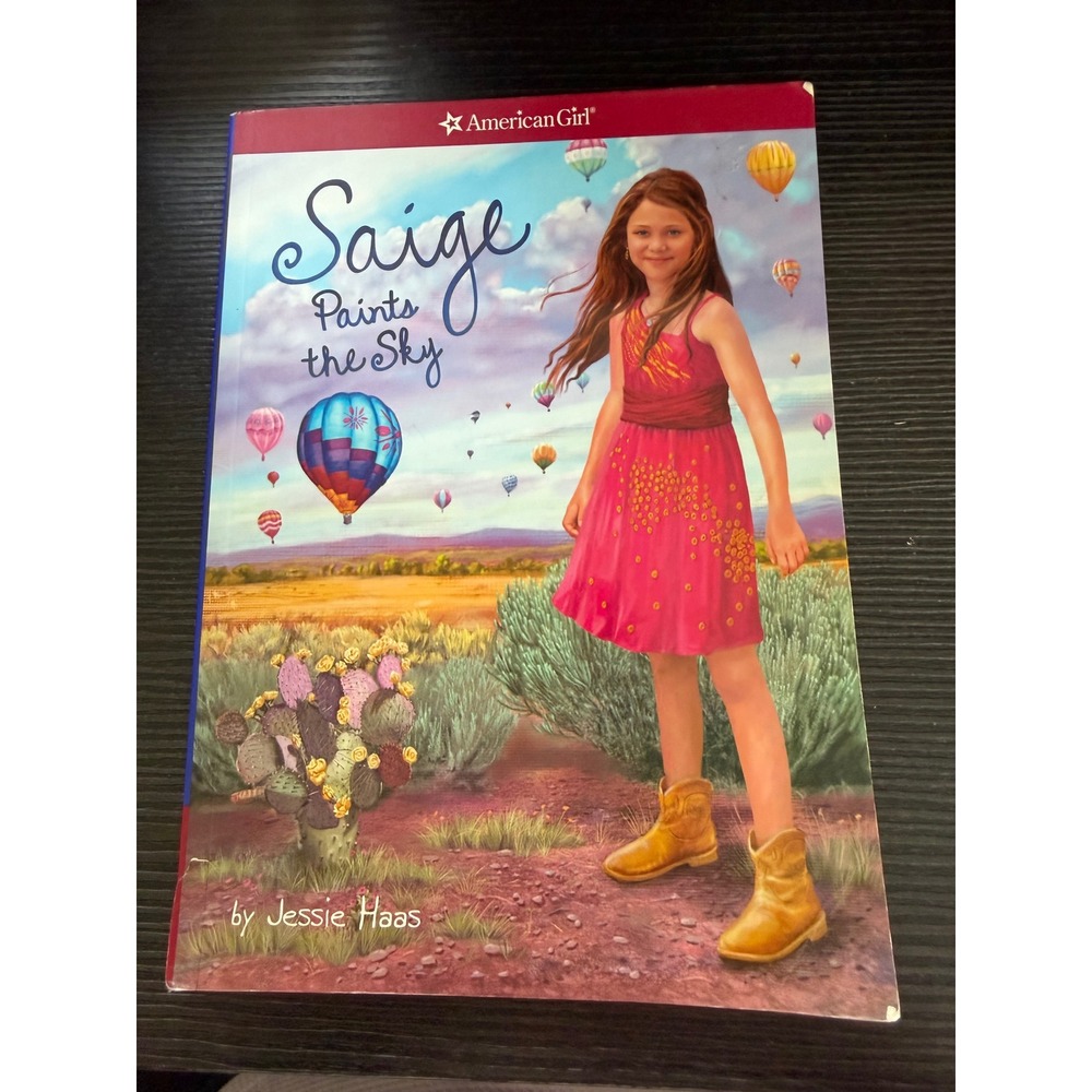 American Girl Saige Paints the Sky Book Jessie Haas Paperback 9781609581688